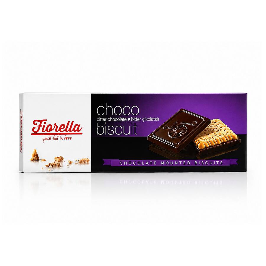 Fiorella Chocobiscuit Bitter Çikolatalı Bisküvi 102 Gr. 1 Adet - 1