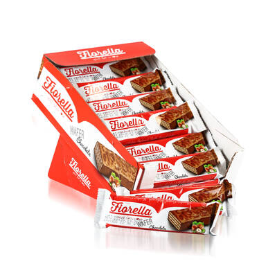 Fiorella Chocolate Covered Wafer 26 Grams 24 Pieces (1 Box) - 1