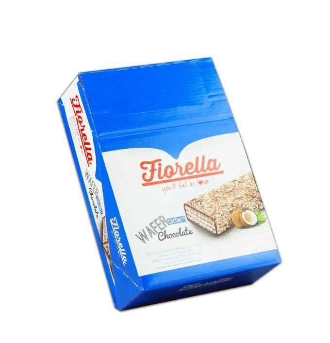 Fiorella Çikolata Kaplamalı Hindistan Cevizli Gofret 26 gr 24 Adet (1 Kutu) - 3