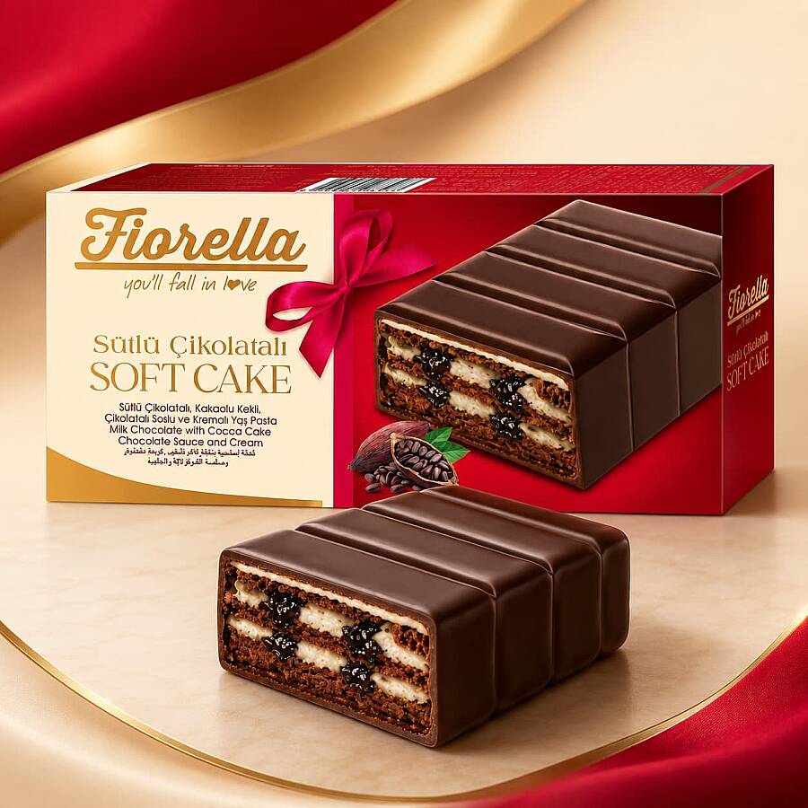 Fiorella Çikolatalı Yaş Pasta 400 Gr. (1 Paket) - 2