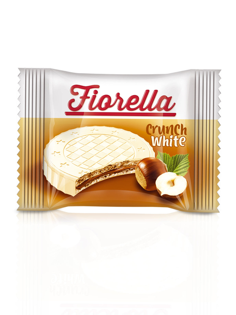 Fiorella Crunch Beyaz Çikolatalı Gofret 20 Gr. 24'lü (1 Paket) - Thumbnail