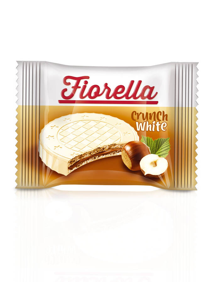 Fiorella Crunch Beyaz Çikolatalı Gofret 20 Gr. 24'lü (1 Paket) - 2