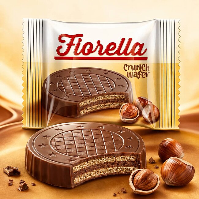 Fiorella Crunch Çikolatalı Gofret 20 Gr. 24lü (1 Paket) - 3