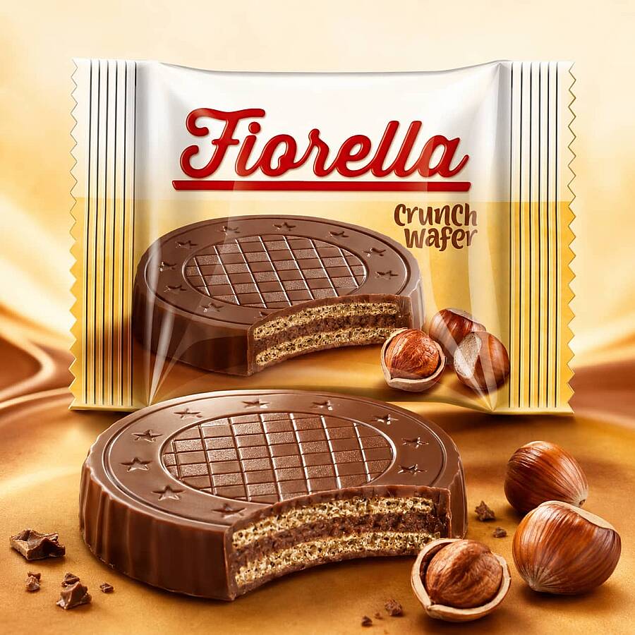 Fiorella Crunch Çikolatalı Gofret 20 Gr. 24lü (1 Paket) - 3