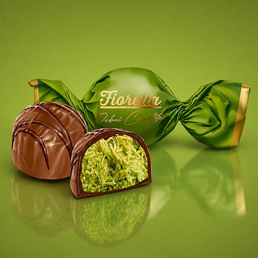 Fiorella Dubai Chocolate String Box 230g (1 Piece) - 3