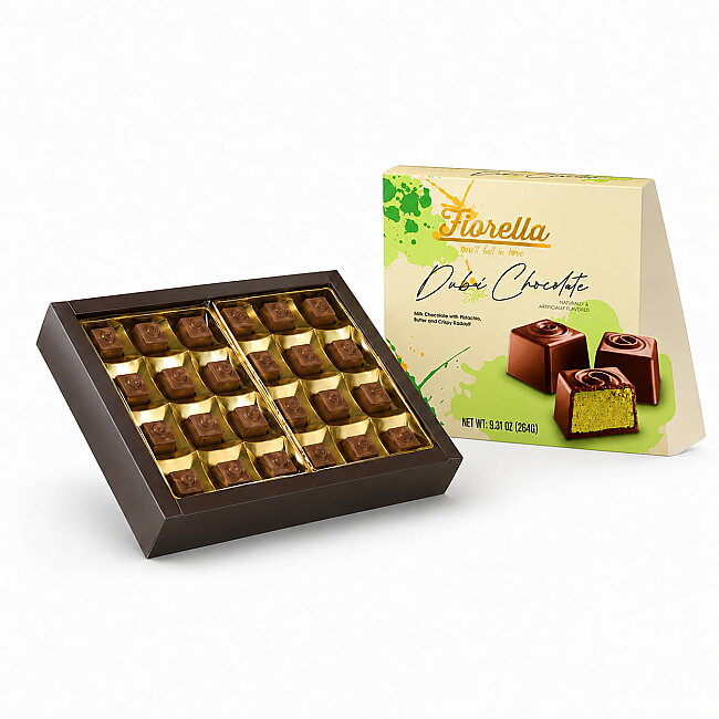 Fiorella Dubai Chocolate 264 Gr. (1 Pack) - 3