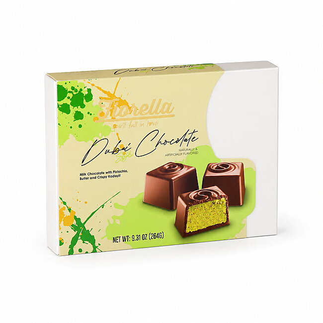 Fiorella Dubai Chocolate 264 Gr. (1 Pack) - Fiorella