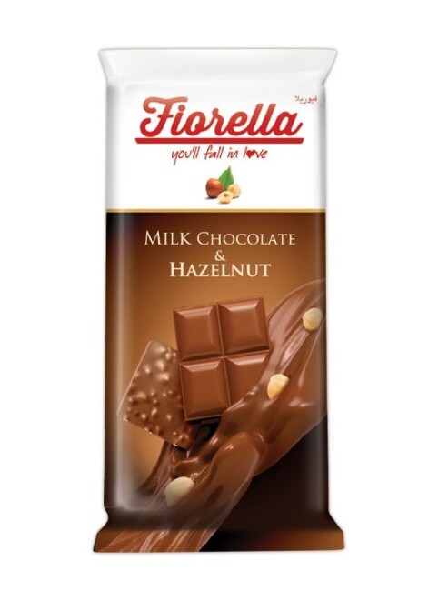 Fiorella Hazelnut Tablet Chocolate 80 Gr. (1 Piece) - Fiorella