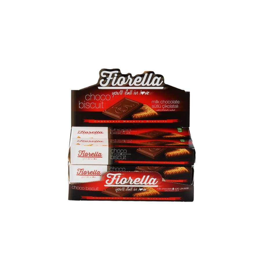 Fiorella Chocobiscuit Sütlü Çikolatalı Bisküvi 102 Gr. 6 Adet (1 Kutu) - 4