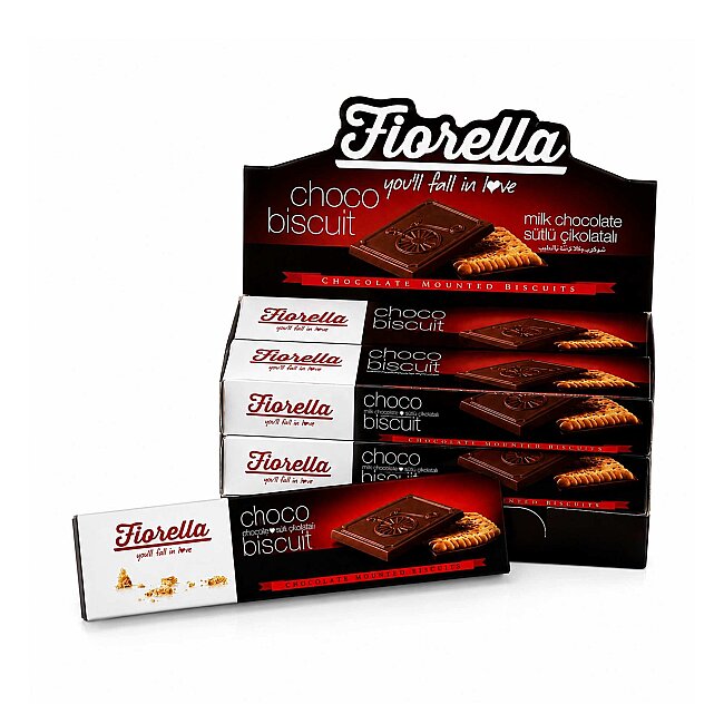 Fiorella Chocobiscuit Sütlü Çikolatalı Bisküvi 102 Gr. 6 Adet (1 Kutu) - Fiorella