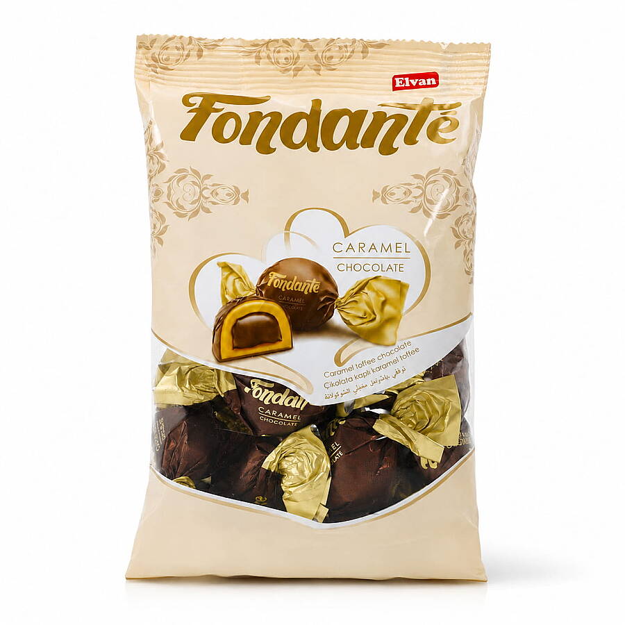 Fondante Caramel Toffee 1000 Gr. (1 Bag) - 1