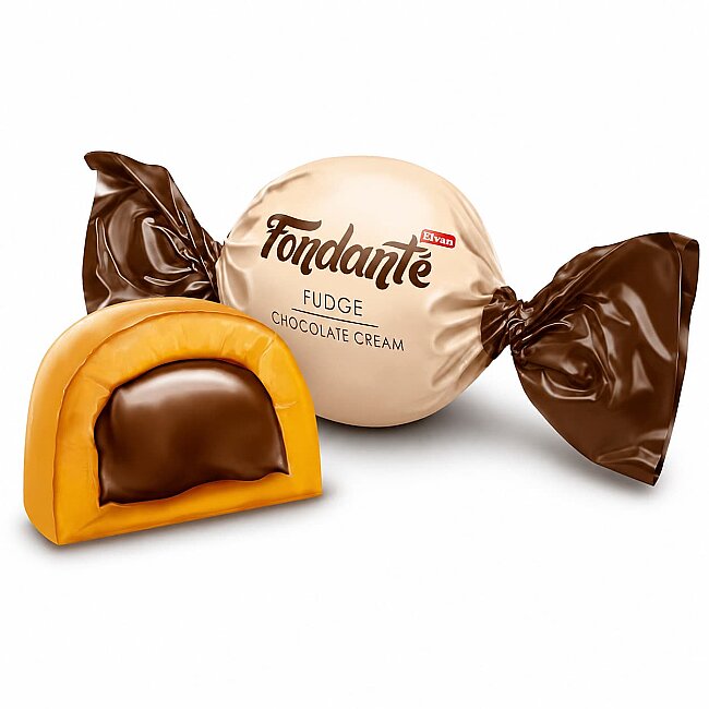 Fondante Fudge Chocolate Cream 1000 Gr. (1 Bag) - 4