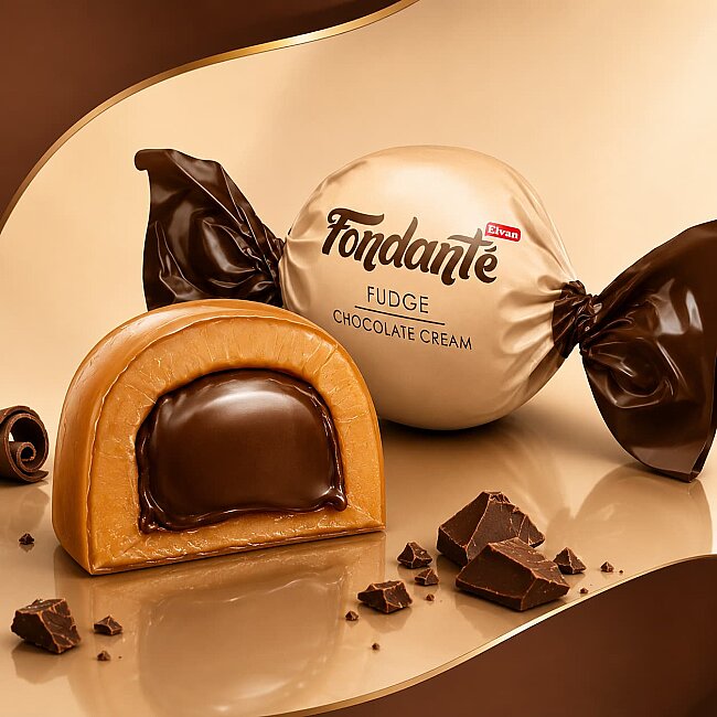 Fondante Fudge Chocolate Cream 1000 Gr. (1 Bag) - 3