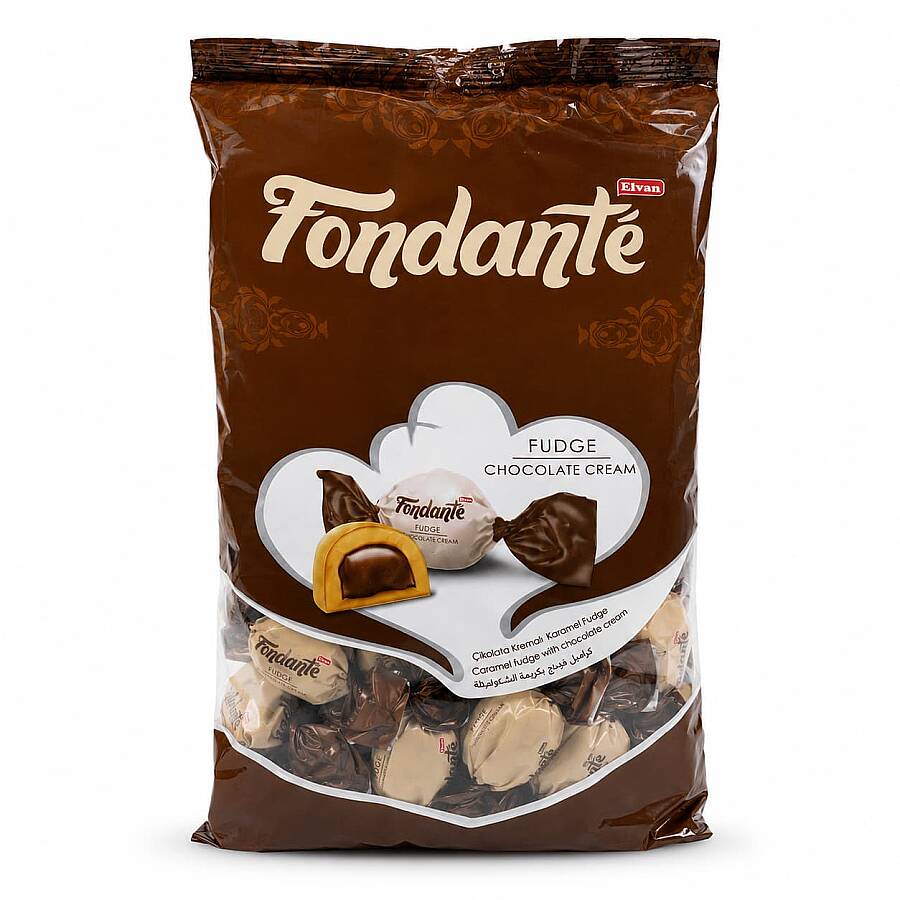 Fondante Fudge Chocolate Cream 1000 Gr. (1 Bag) - 1