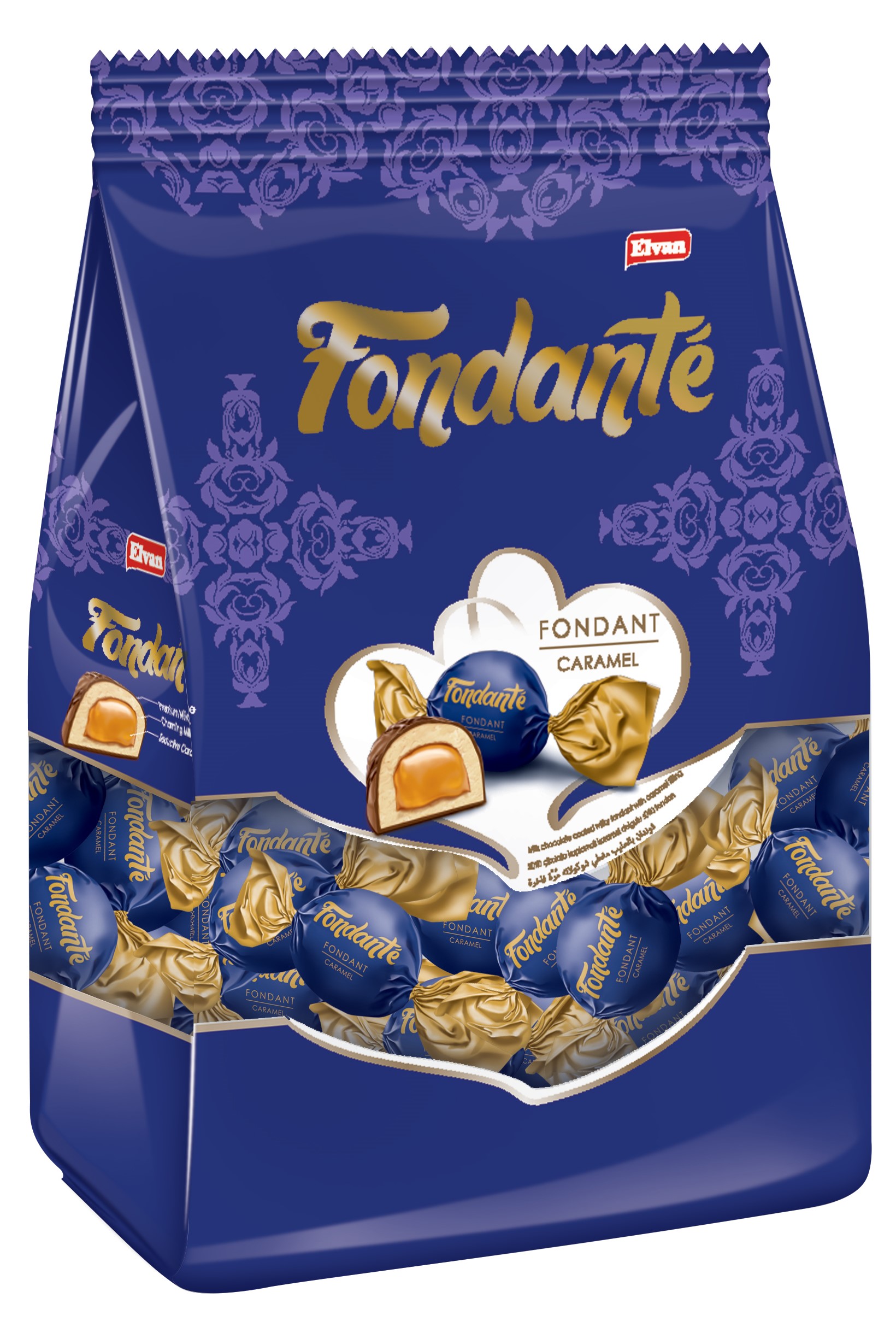 Fondante Sütlü Fondan 1000 Gr. Poşet 8 Adet (1 Koli)