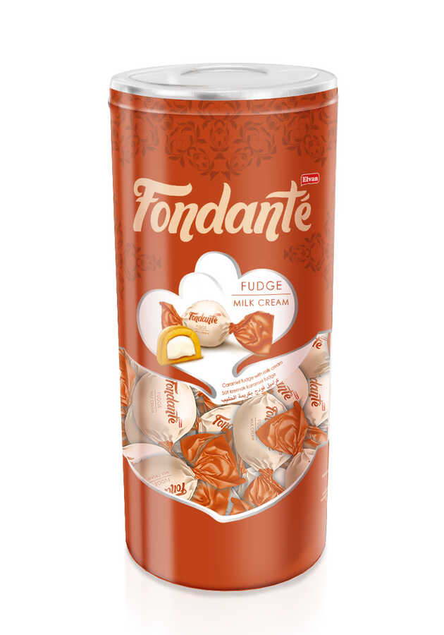 Fondante Sütlü Fudge 400 Gr. Silindir (1 Kutu) Fondan, Fondante