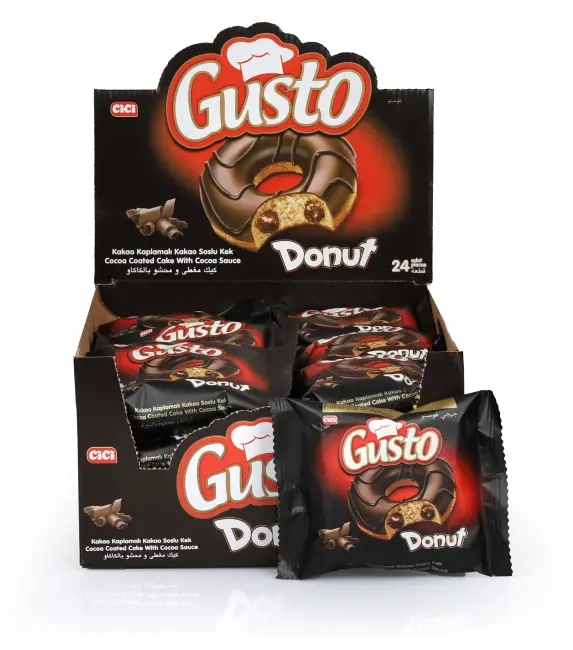 Gusto Donut Kakaolu Kek 35 Gr. 24lü (1 Kutu) - 1