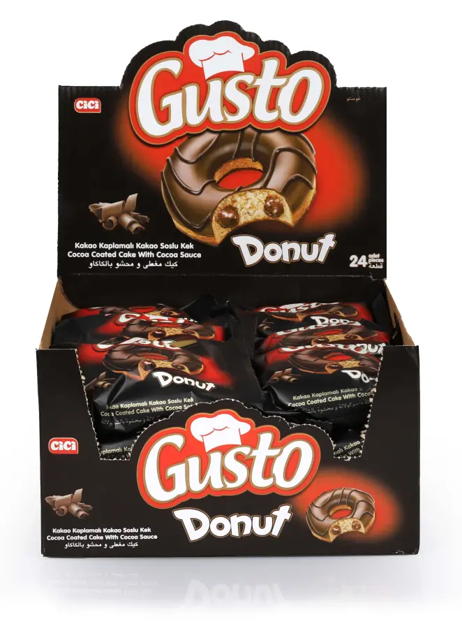 Gusto Donut Kakaolu Kek 35 Gr. 24lü (1 Kutu) - 3