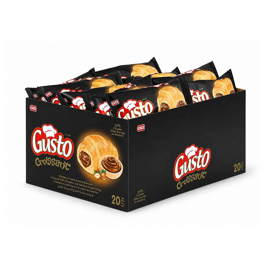 Gusto Kruvasan Çikolatalı 40 Gr. 20 Adet (1 Paket) - 3