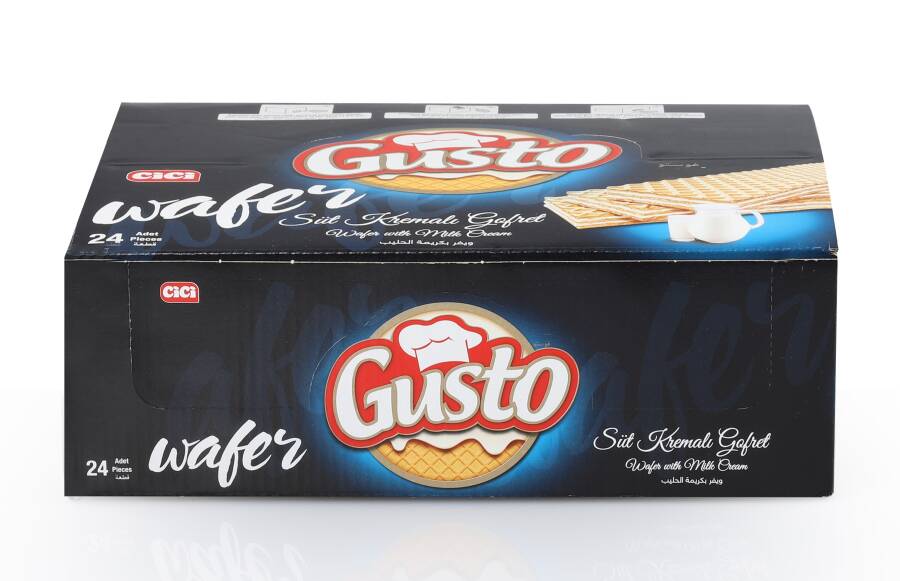 Gusto Milk Cream Wafer 40 Grams 24 Pack (1 Box) - 5