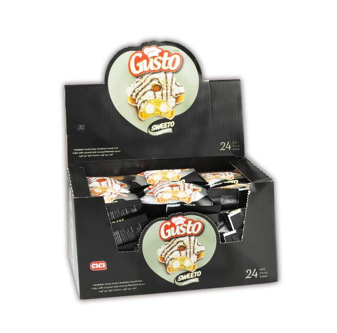 Gusto Sweeto Cake with Coconut 40 Gr. 24 Pieces (1 Box) - 3