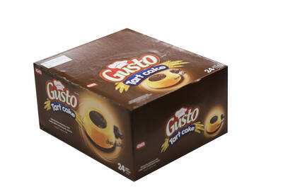 Gusto Tart Cake with Chocolate Sauce 45 Gr. 24 Pieces (1 Box) - 3