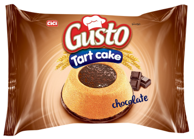 Gusto Tart Cake with Chocolate Sauce 45 Gr. 24 Pieces (1 Box) - 2