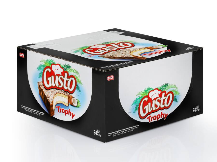 Gusto Trophy Coconut Marshmallow 35 Gram 24 Pieces (1 Box) - 3
