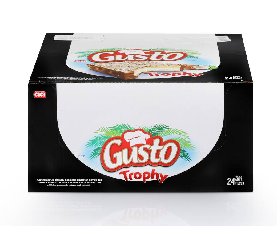 Gusto Trophy Coconut Marshmallow 35 Gram 24 Pieces (1 Box) - 5