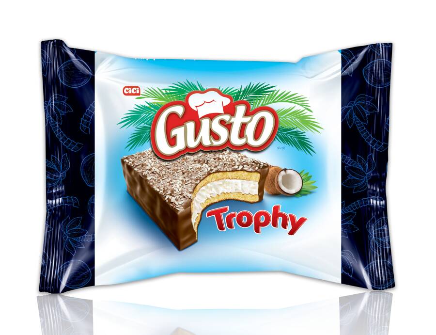 Gusto Trophy Coconut Marshmallow 35 Gram 24 Pieces (1 Box) - 2