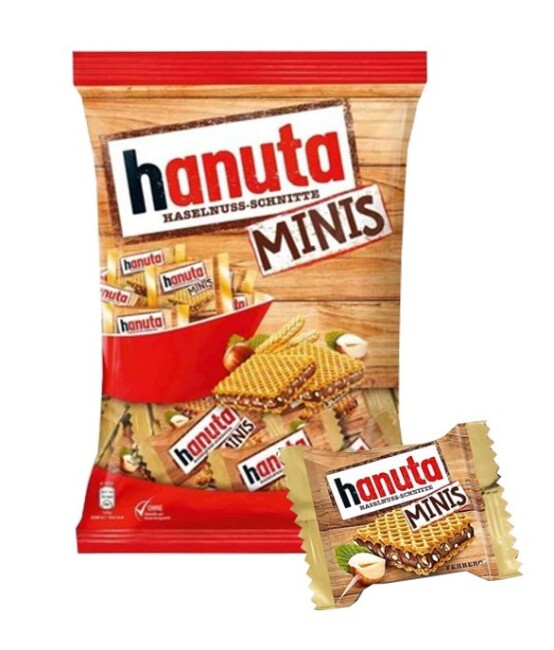 Hanuta Minis Gofret 200 Gr. (1 Paket) - Hanuta