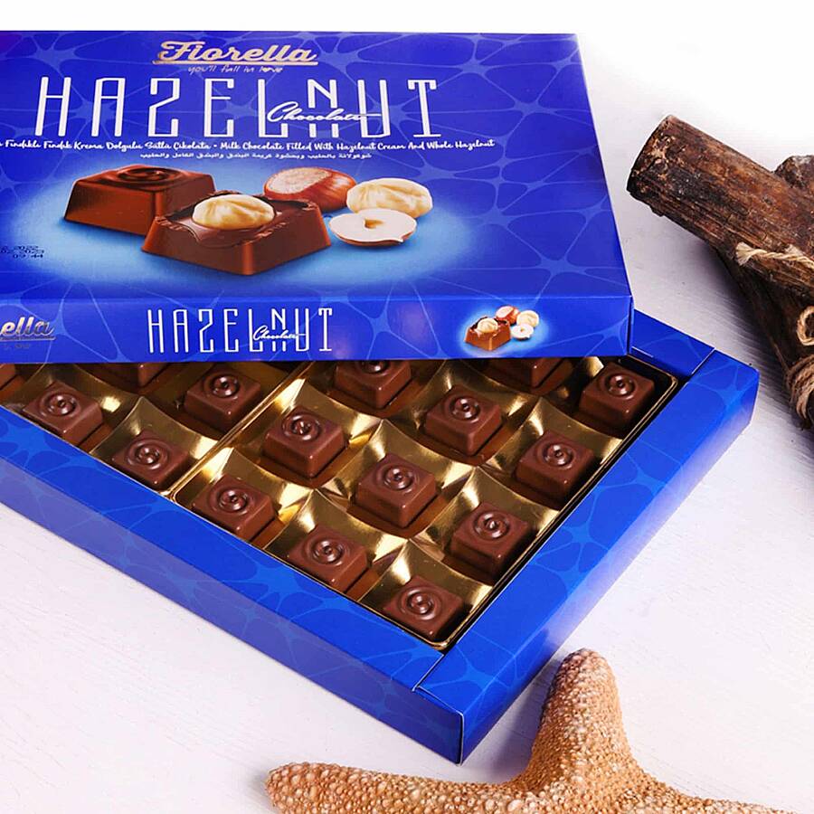 Fiorella Hazelnut Madlen Fındık Taneli Çikolata 265 Gr. (1 Kutu) - 2