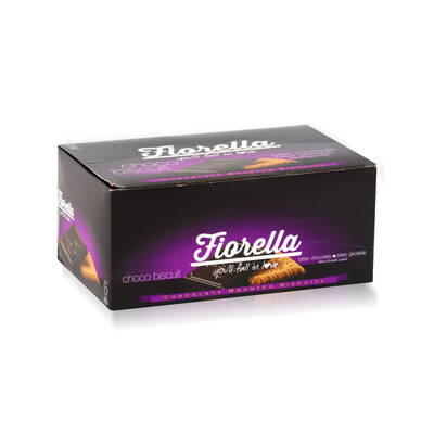 Fiorella Chocobiscuit Dark Chocalate 102 Gr. 6 Pcs (1 Box) - 2