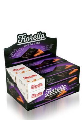 Fiorella Chocobiscuit Dark Chocalate 102 Gr. 6 Pcs (1 Box) - 3