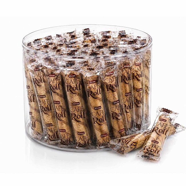  Caferoll Hazelnut 10 Gr. 48 pcs (1 Cylinder Box) - 2
