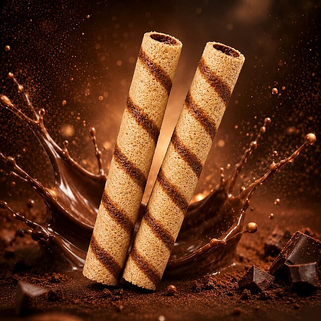  Caferoll Hazelnut 10 Gr. 48 pcs (1 Cylinder Box) - 3