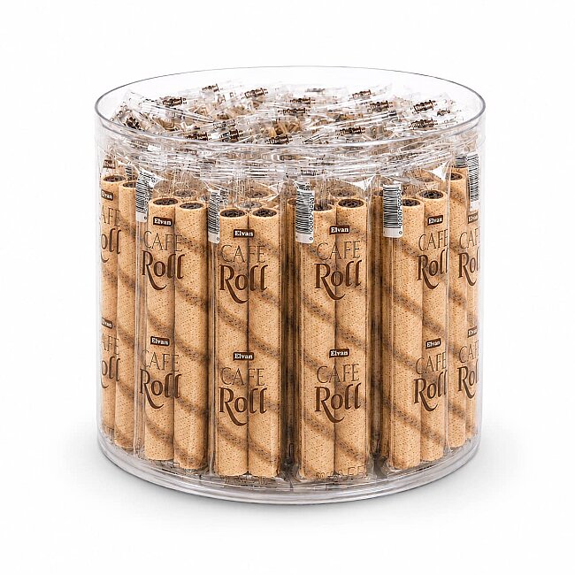  Caferoll Hazelnut 10 Gr. 48 pcs (1 Cylinder Box) - 2