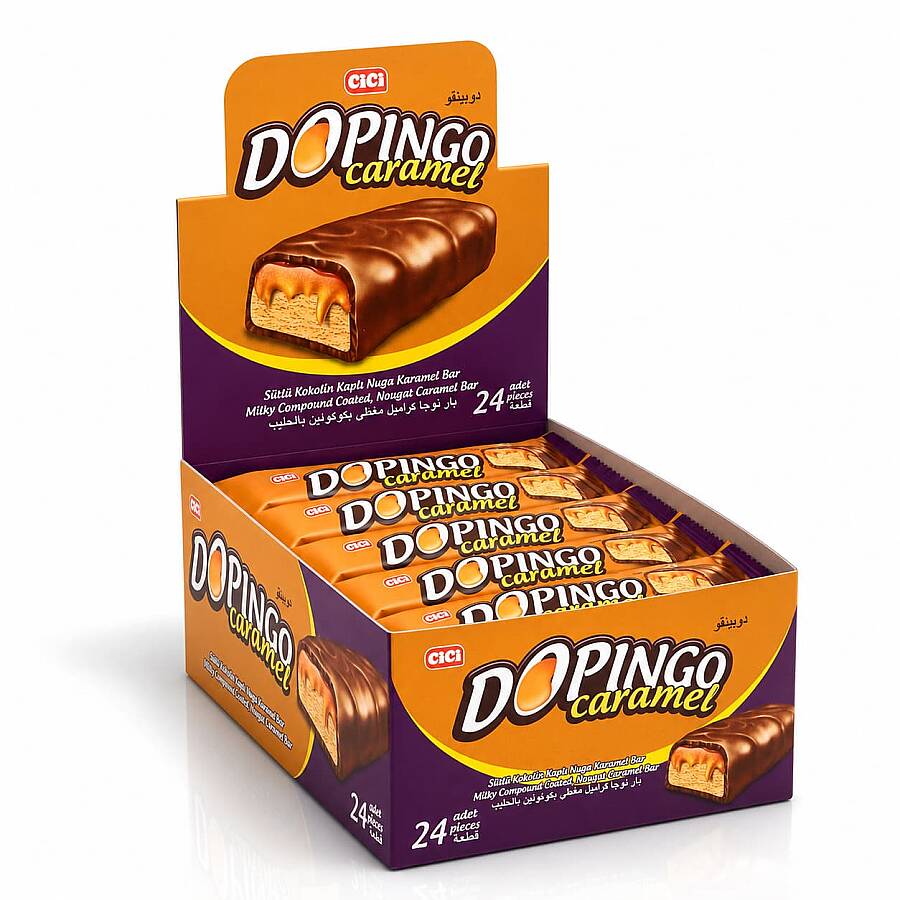 Dopingo Caramel 18 Gr 24 pcs (1 Box) - 4