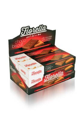 Fiorella Chocobiscuit Milk Chocalate 102 Gr. 6 Pcs (1 Box) - 3