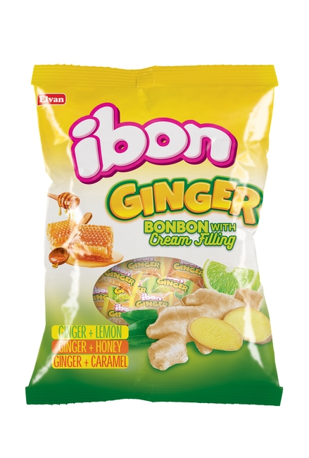 Ibon Ginger Candy 1000 Gr. (1 Bag) - Elvan