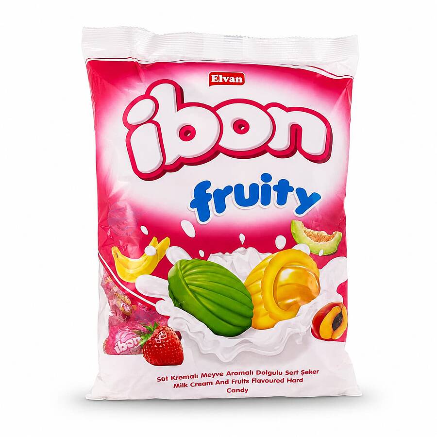 Ibon Milky Fruity Candy 1000 Gr. (1 Bag) - 1
