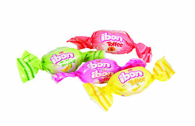  Ibon Toffee Milk Fruit Candy 1000 Gr. (1 Bag) - 2