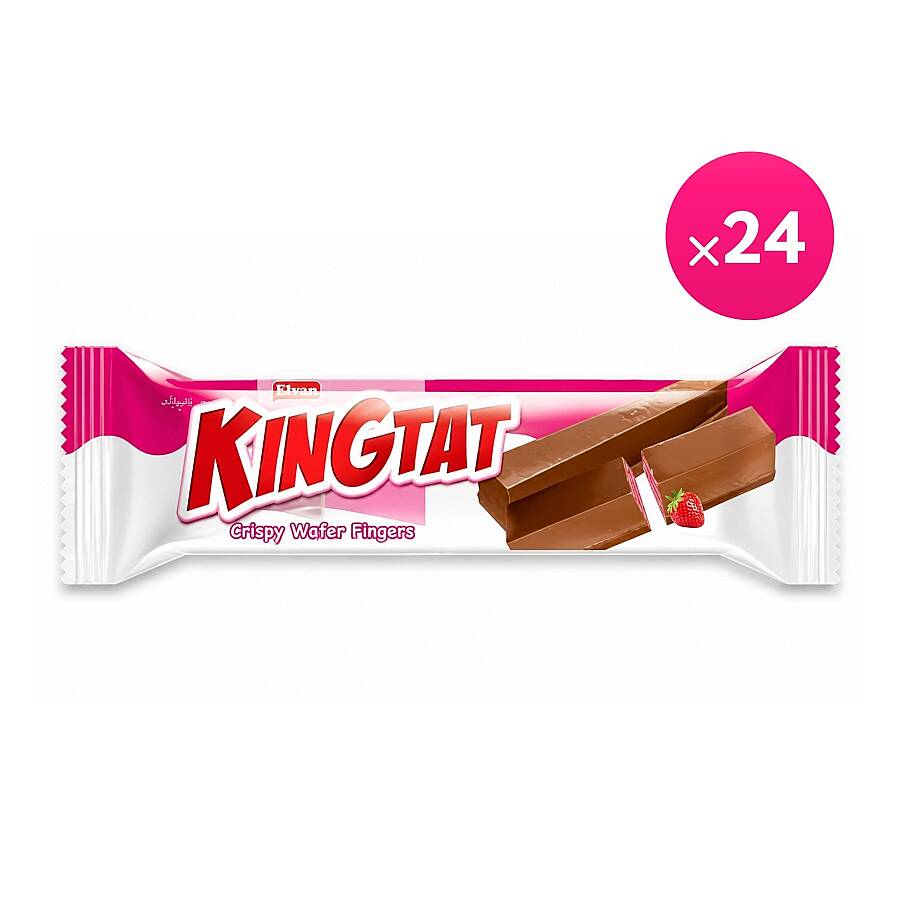 King Tat Strawberry 18 Gr. 24 pcs (1 Box) - 2