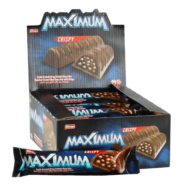 Maximum Hazelnut 40Gr. 24 pcs (1 Box) - Elvan
