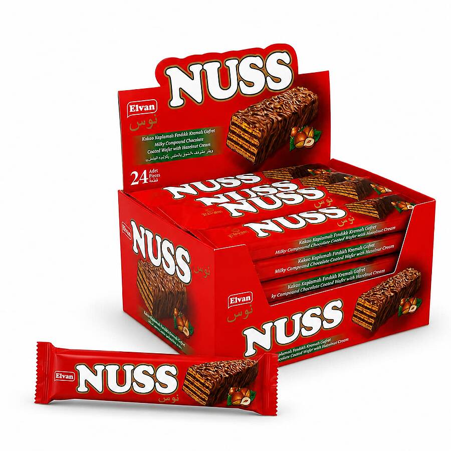 Nuss Cocoa 28 Gr. 24 Pieces (1 Box) - 1