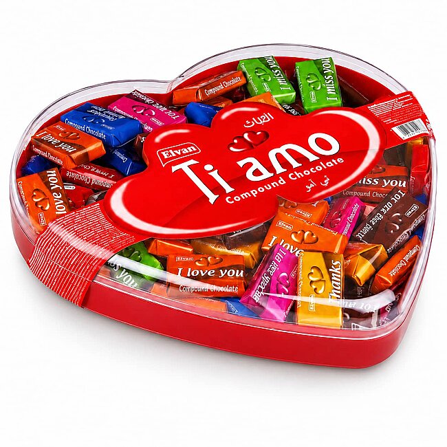 Tiamo Heart Box 150Gr. (1 Pcs) - Elvan