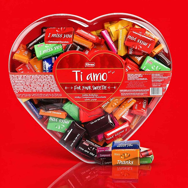 Tiamo 450 Gr. (1 Heart Box) - Elvan
