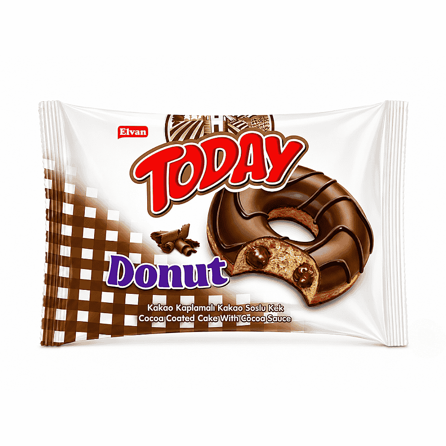 Today Donut Cake Cocoa 35 Gr. (1 Piece) - 1