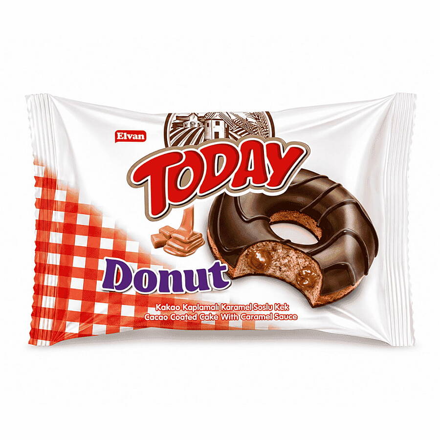 Today Donut Cake Caramel 35 Gr. (1 Piece) - 1