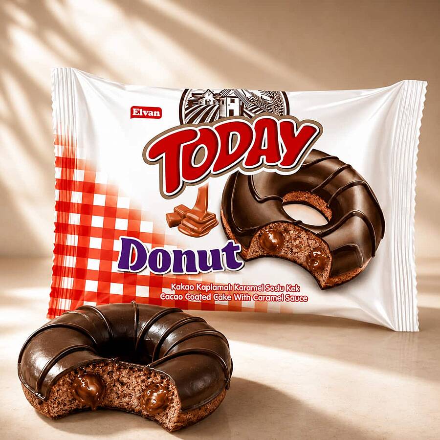 Today Donut Cake Caramel 35 Gr. (1 Piece) - 2